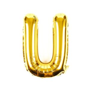 Party Midlinkerz Gold U Letter Balloon