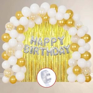 Midlinkerz Happy Birthday Balloon Party Decoration Kit (Set of 45)