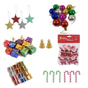Party Midlinkerz Plastic X MAS Tree Decorations Combo (54)