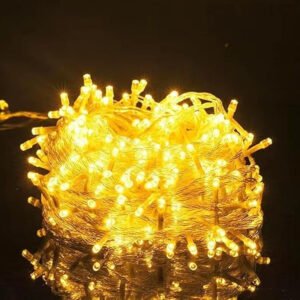 Party Midlinkerz Homesake® 36 Feet Long 40 LED Power Pixel Serial String Light Fairy Lights, Plug Sourced, Home & Outdoor Light for Decoration, Diwali Lights for Decoration Home, Festive Decor (Pack of 1 Warm White)