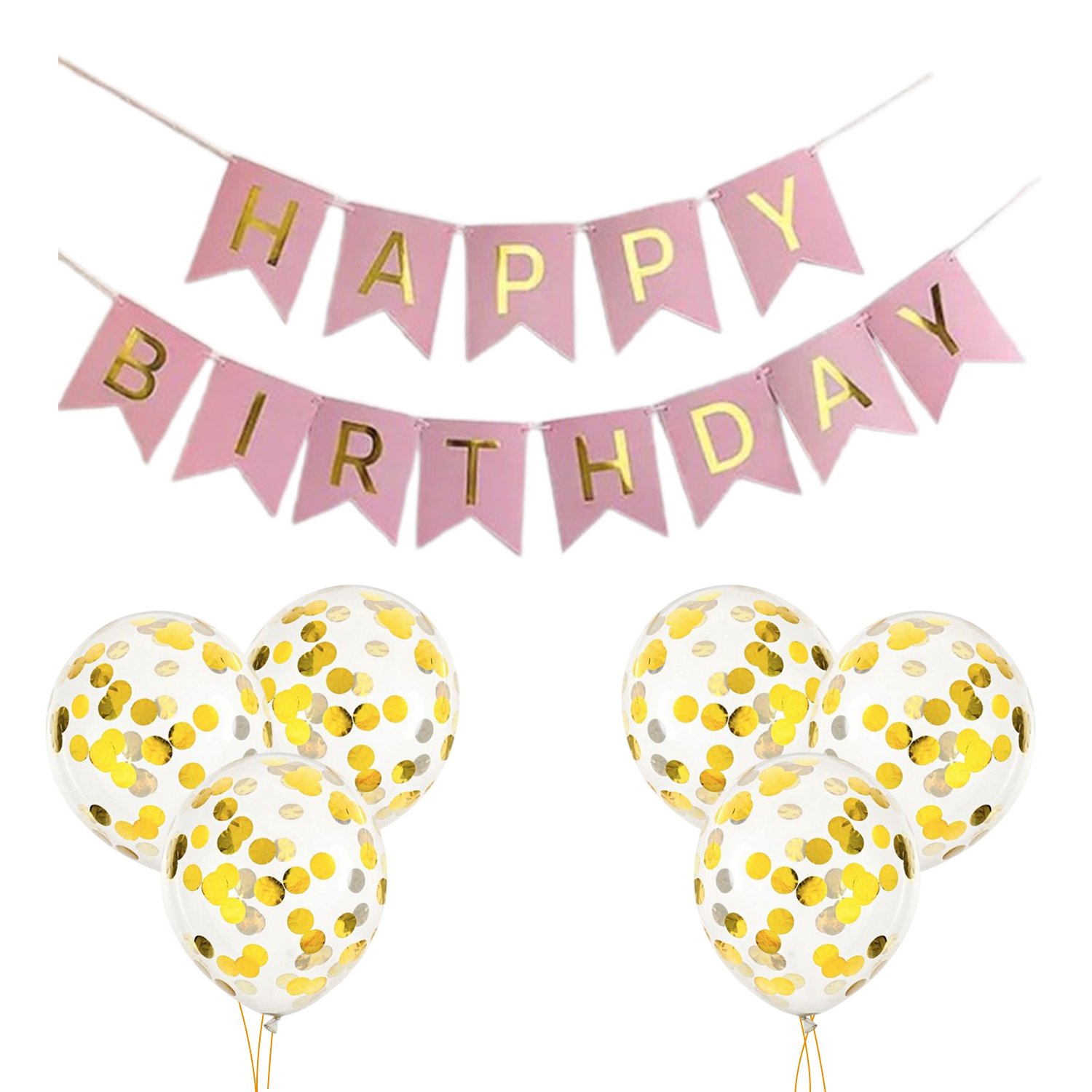 PARTY MIDLINKERZ Theme My Party Happy Birthday Banner for Birthday Decorations