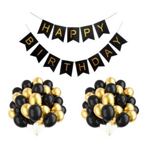 PARTY MIDLINKERZ Attache Happy Birthday Balloons Decoration items or Kit
