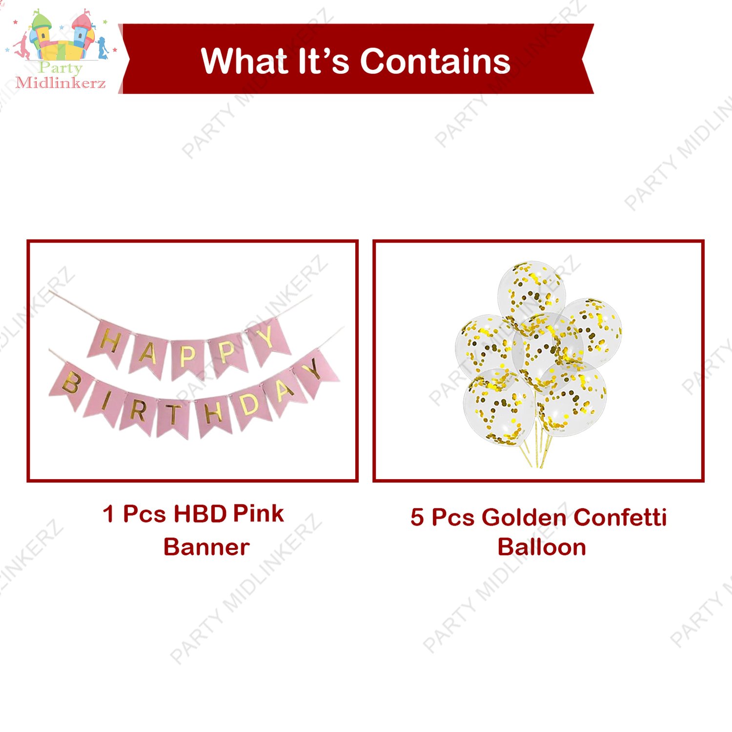 PARTY MIDLINKERZ Theme My Party Happy Birthday Banner for Birthday Decorations - Image 2