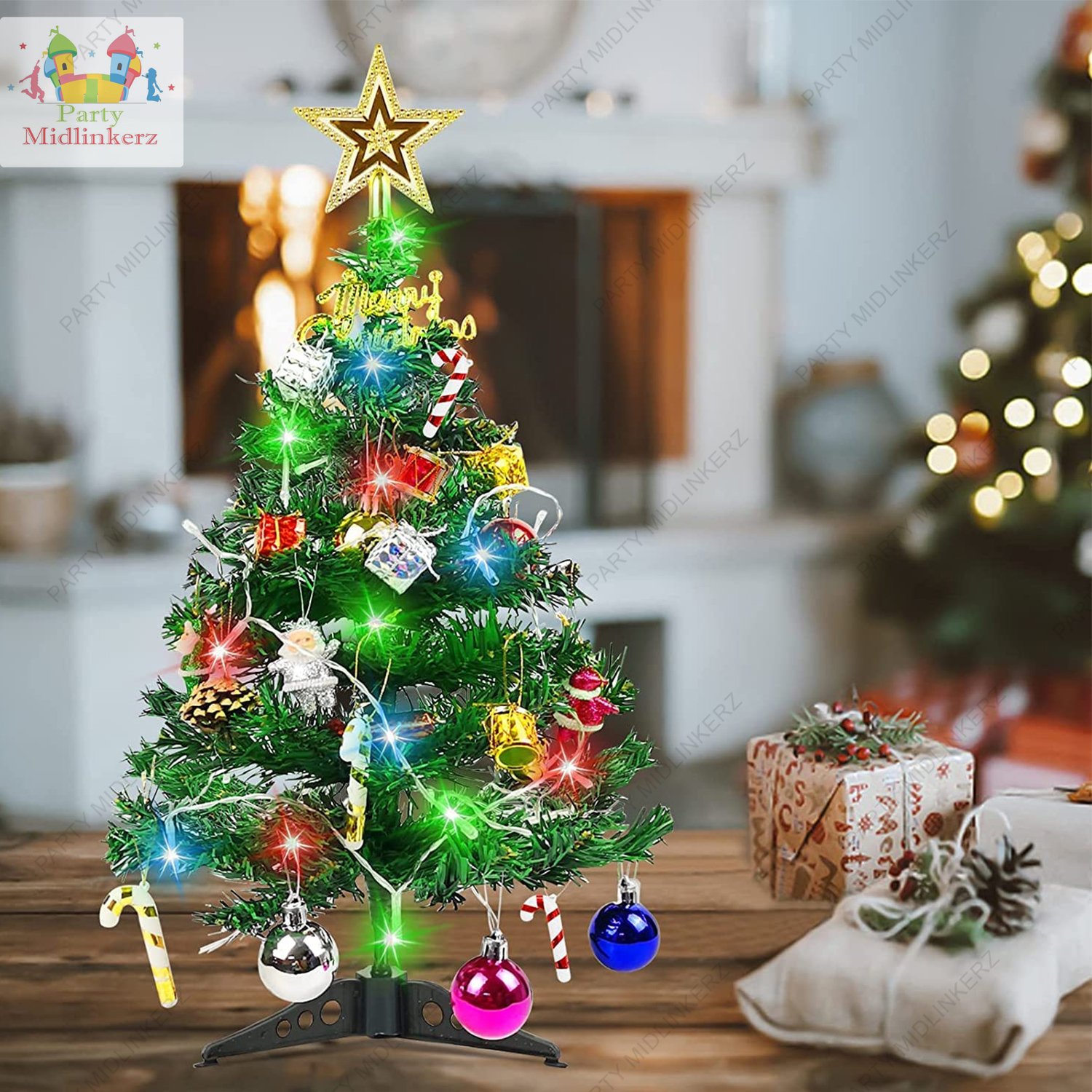 Party Midlinkerz Artificial Christmas Tree (Green) - Image 5