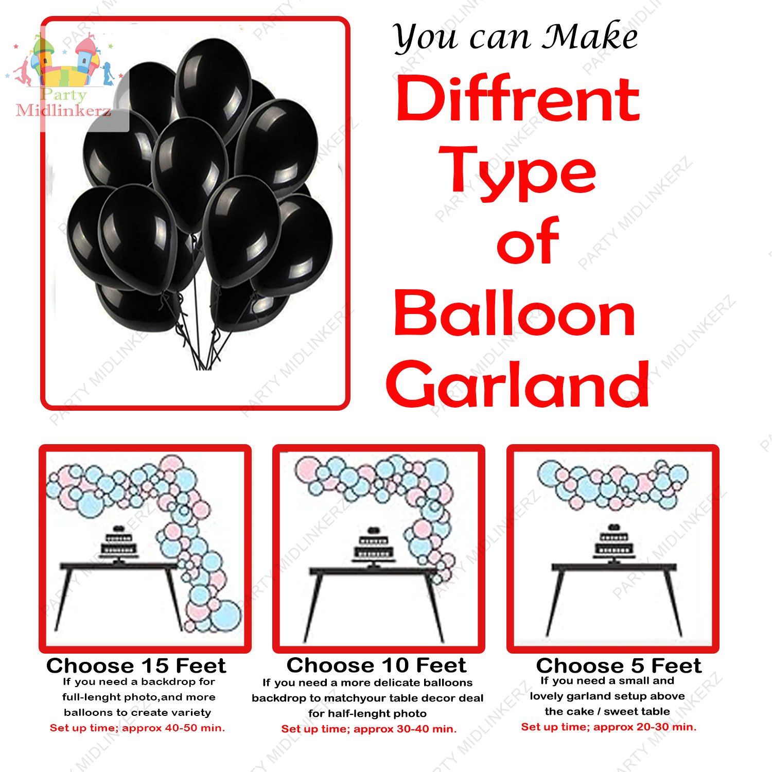 Party Midlinkerz Happy Birthday Decoration - Image 5