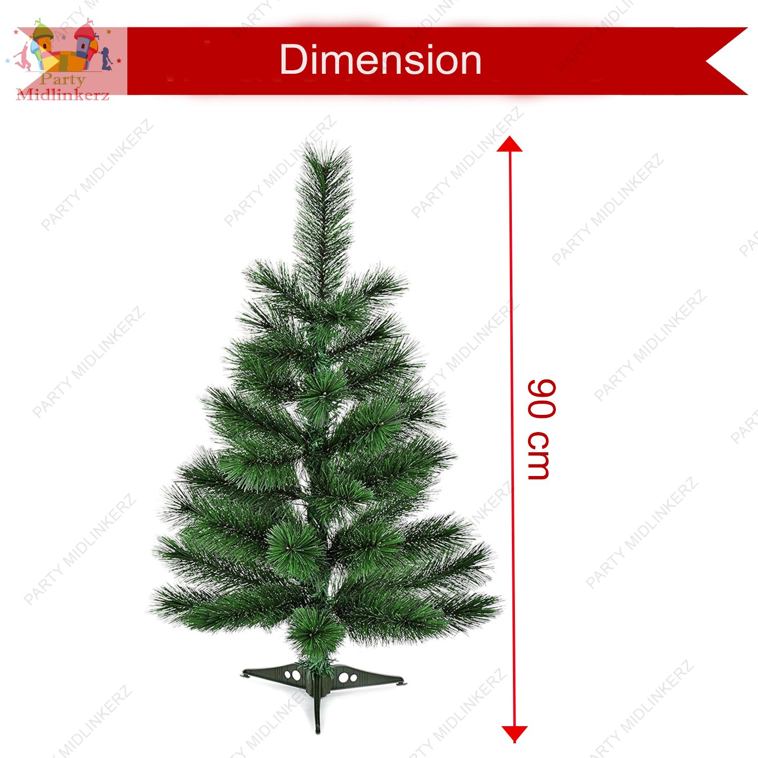 Party Midlinkerz Artificial Christmas Tree (Green) - Image 8